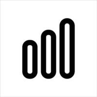 Signal Bar Strength Icon vector