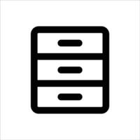 Office Cabinet Icon vector