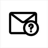 Message Help Icon vector