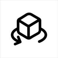 3D View Icon vector