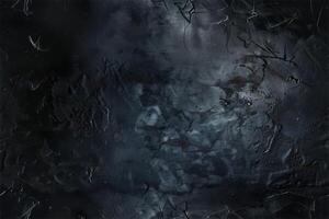 A painting of a dark room with a black background photo