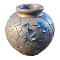 dramatic classic Cracked Ceramic Texture Isolated for Pottery Designs authentic png