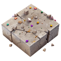 extraordinary abstract Cracked Concrete Surface Isolated for Construction Projects authentic png