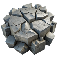 elegant vintage Cracked Concrete Texture Gray Isolated for Construction Graphics authentic png