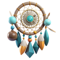 magnificent minimalist Dreamcatcher Native American Culture Cutout for Boho Projects authentic png