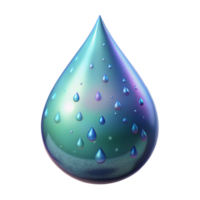 beautiful artistic Drop Shape Water Isolated for Liquid Graphics high resolution png