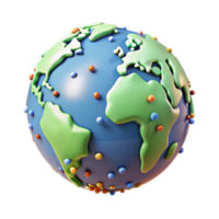 elegant abstract Earth Globe World Map Transparent for Geography Projects exclusive png
