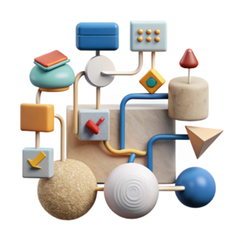 elegante tradicional diagrama de flujo proceso diagrama aislado para flujo de trabajo visualización png