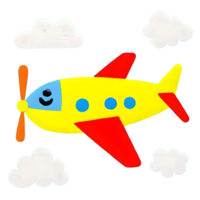 Happy Propeller Plane png
