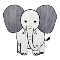 Sweet Elephant Calf png
