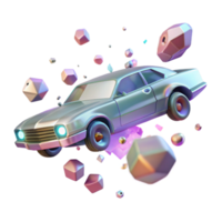 serene rustic Flying Car in Low Flight Transparent for Banner Design exclusive png