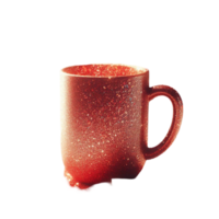 Minimalist Red Coffee Mug for Everyday Use png