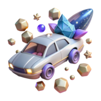 impressive creative Flying Car Illustrations for Sci Fi Concepts authentic png