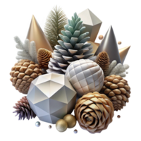wonderful creative Forest Pine Cones Transparent for Nature Projects png