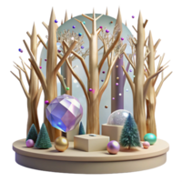 magnificent abstract Forest Tree Branches Transparent Background high quality png