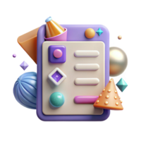 serene creative Form Input Fields Ui Kit Cutout for Web Development detailed png