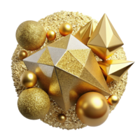 dramatic traditional Gold Glitter Sparkle Texture Isolated for Design detailed png