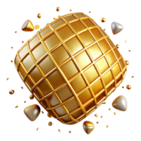 extraordinary abstract Gold Grid Pattern Texture Isolated Architecture authentic png