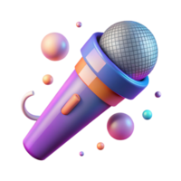 extraordinary creative Gradient Microphone Icon Transparent for Audio Recording Software authentic png