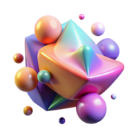 serene abstract Gradient Shape Transitions Isolated for Web Animations genuine png