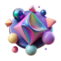 dramatic artistic Gradient Shape Transitions Isolated for Web Animations high resolution png