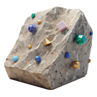 impressive creative Granite Stone Texture Slab Isolated for Design Mockups detailed png