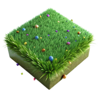dramatic abstract Grass Texture Seamless Tile Isolated for Game Development high resolution png