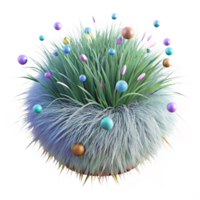 elegant abstract Grass Tuft Isolated Transparent for Realistic Compositing original png