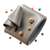 beautiful modern Gray Leather Texture Neutral Shade Transparent for Versatile Use high quality png