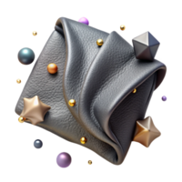 serene modern Gray Leather Texture Neutral Shade Transparent for Versatile Use high resolution png