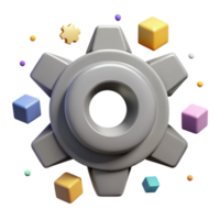 impressive creative Gray Settings Icon Transparent for User Interface high resolution png