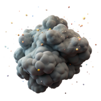 wonderful rustic Gray Smoke Trail Isolated for Motion Graphics high resolution png