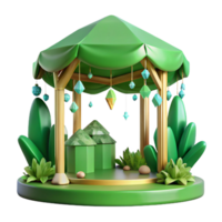 magnificent abstract Green Canopy Nature Background Cutout high quality png