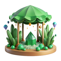 stunning minimalist Green Canopy Nature Photography Isolated high resolution png