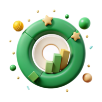 wonderful classic Green Circle Diagram with Icons Cutout for Progress Display genuine png