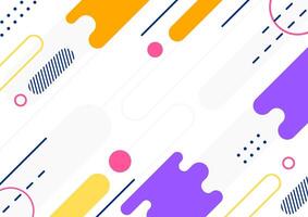 abstract geometric pattern with colorful shapes vector