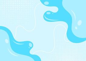 Liquid pastel blue background , soft and flowing, flat design style. vector