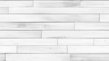 White wooden planks arranged in a horizontal pattern, showcasing a smooth and clean texture, ideal for backgrounds or interior design. photo