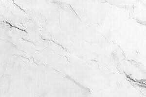 Seamless smooth, white marble surface with subtle gray veining and texture, ideal for backgrounds or interior design. photo
