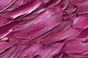A close up of a purple paint brush photo