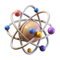 vibrant rustic Hydrogen Atom Simple Structure Cutout for Educational Resources genuine png