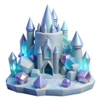 wonderful minimalist Ice Castle Transparent for Winter Wonderland original png
