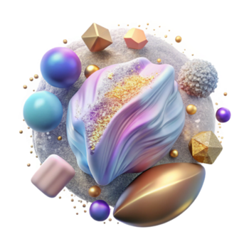 deslumbrante moderno impressionista pincelada isolado para logotipo Projeto original png