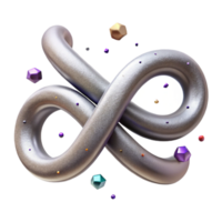 stunning minimalist Infinity Symbol Hand Drawn Transparent for Creative Projects authentic png