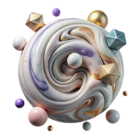 dramatic contemporary Marble Texture Abstract Swirls Pattern Cutout professional png