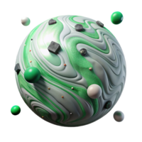 magnificent creative Marble Texture with Green Veins Natural Design Element high resolution png