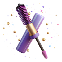 serene rustic Mascara Wand Lengthening Effect Transparent for Defined Lashes premium png
