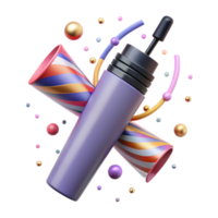 vibrant traditional Mascara Tube Volumizing Formula Isolated for Lash Enhancement original png