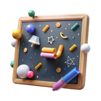 serene vintage Math Formula on Chalkboard Transparent for Classroom Setting genuine png