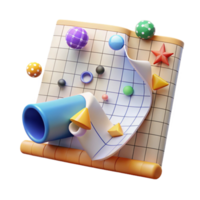 wonderful classic Math Formula on Graph Paper Background Isolated for Scientific Charts detailed png